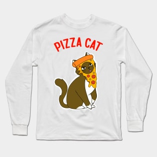 Pizza Cat Long Sleeve T-Shirt